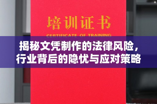 丹凤揭秘文凭制作的法律风险，行业背后的隐忧与应对策略